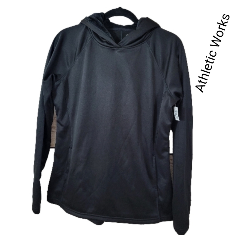 *Athletic Works - Black Hoodie, Pullover. Size M, NWT